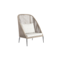 Високе крісло Rodona - Beige / Carbon Matte