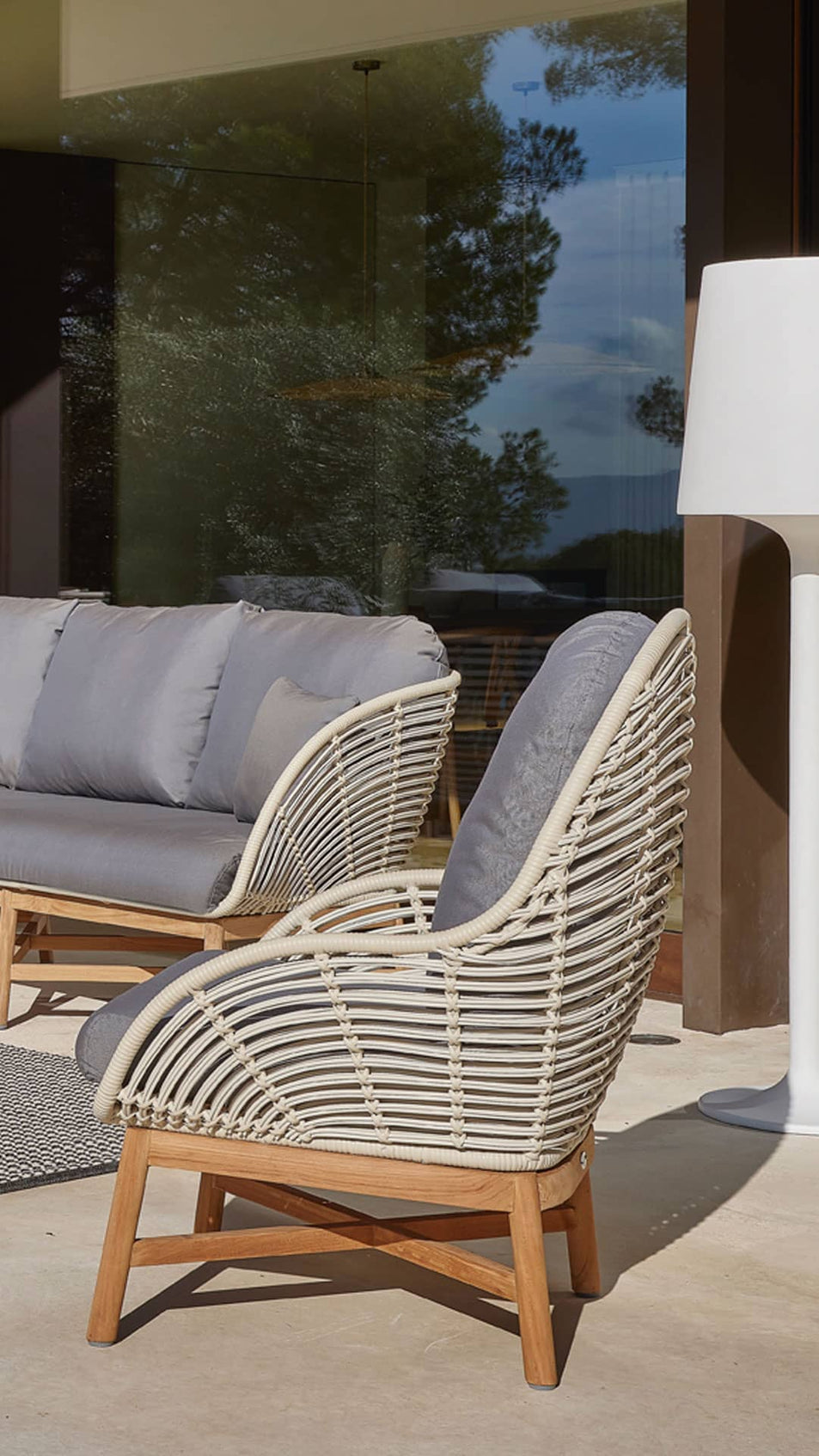 High Back Armchair