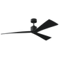 Adler 60 Ceiling Fan in Matte Black with Matte Black Blades