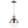 Brushed Nickel / Біле скло