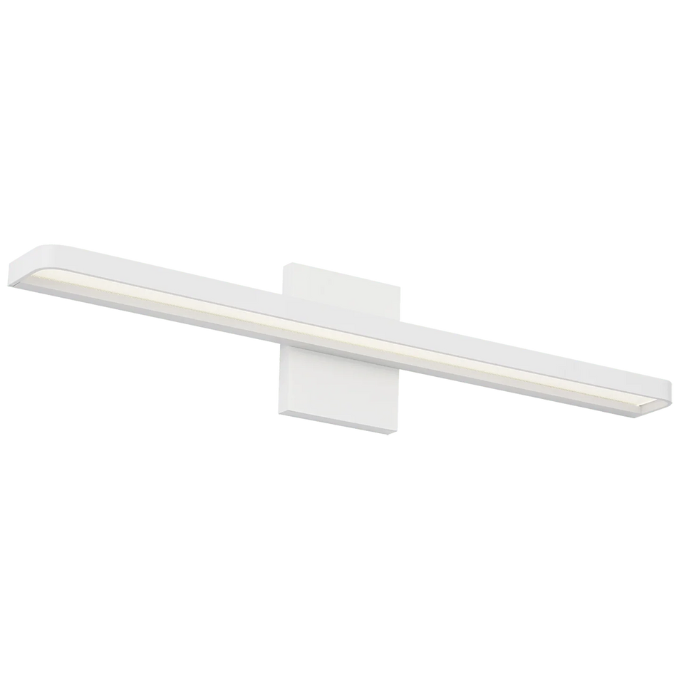 Banda 24" Bath Sconce, a premium Bath light by Visual Comfort & Co. Close - up image of its design.