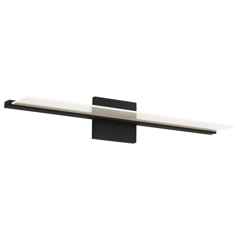 Span 24 Bath, a premium Bath light by Visual Comfort & Co. Close - up image of its design.