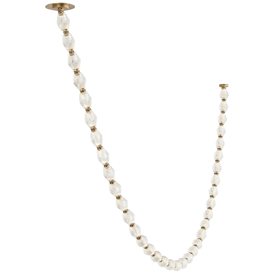 Collier 108 Chandelier, a premium Chandelier light by Visual Comfort & Co. Close - up image of its design.