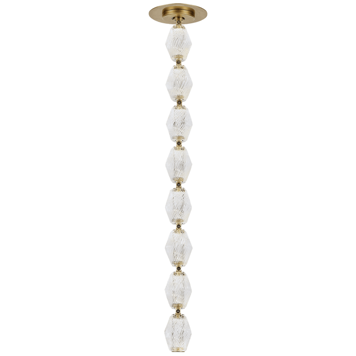 Collier 24 Pendant, a premium Pendant light by Visual Comfort & Co. Close - up image of its design.