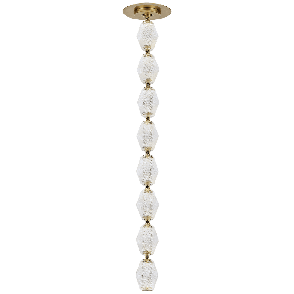 Collier 24 Pendant, a premium Pendant light by Visual Comfort & Co. Close - up image of its design.