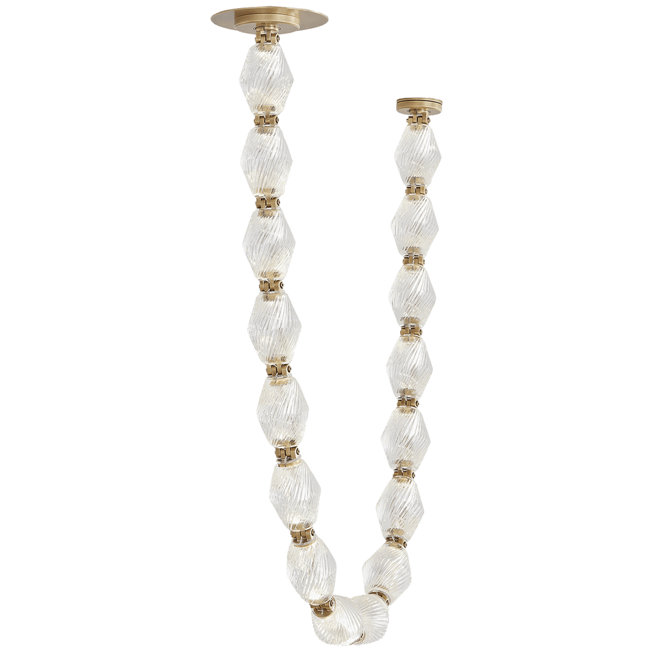 Collier 48 Pendant, a premium Pendant light by Visual Comfort & Co. Close - up image of its design.