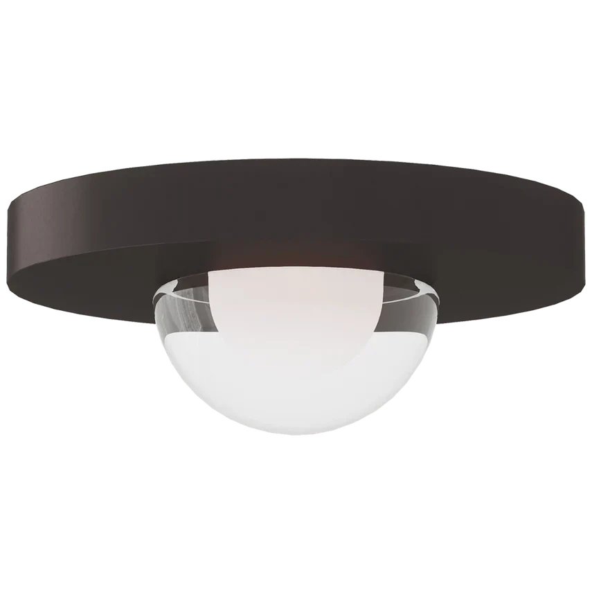 Ebell Mini Flush Mount, a premium Flush Mount light by Visual Comfort & Co. Close - up image of its design.