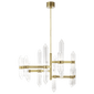 Langston Large Chandelier, a premium Chandelier light by Visual Comfort & Co. Close - up image of its design.