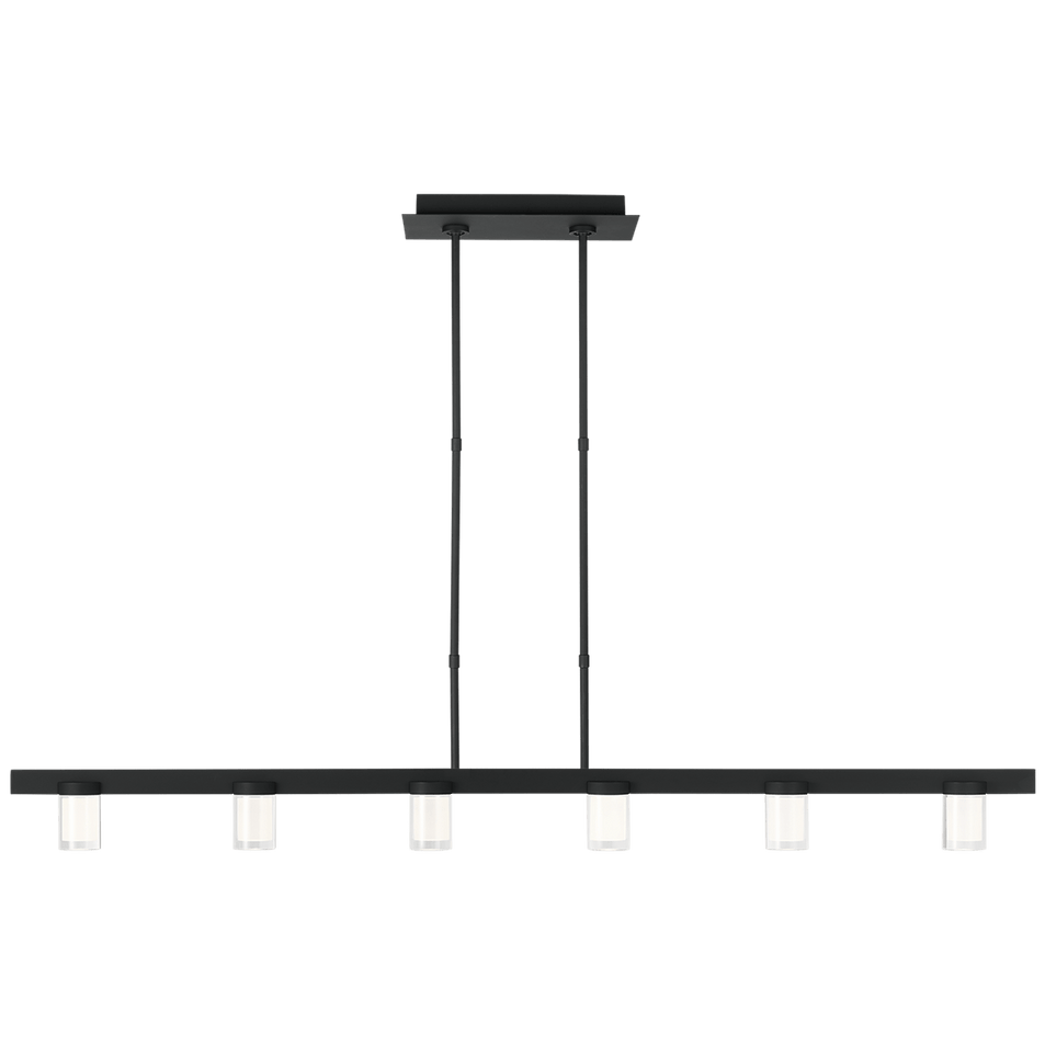 Esfera Large Linear, a premium Linear light by Visual Comfort & Co. Close - up image of its design.