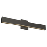 Bau 24" Bath Sconce in Nightshade Black