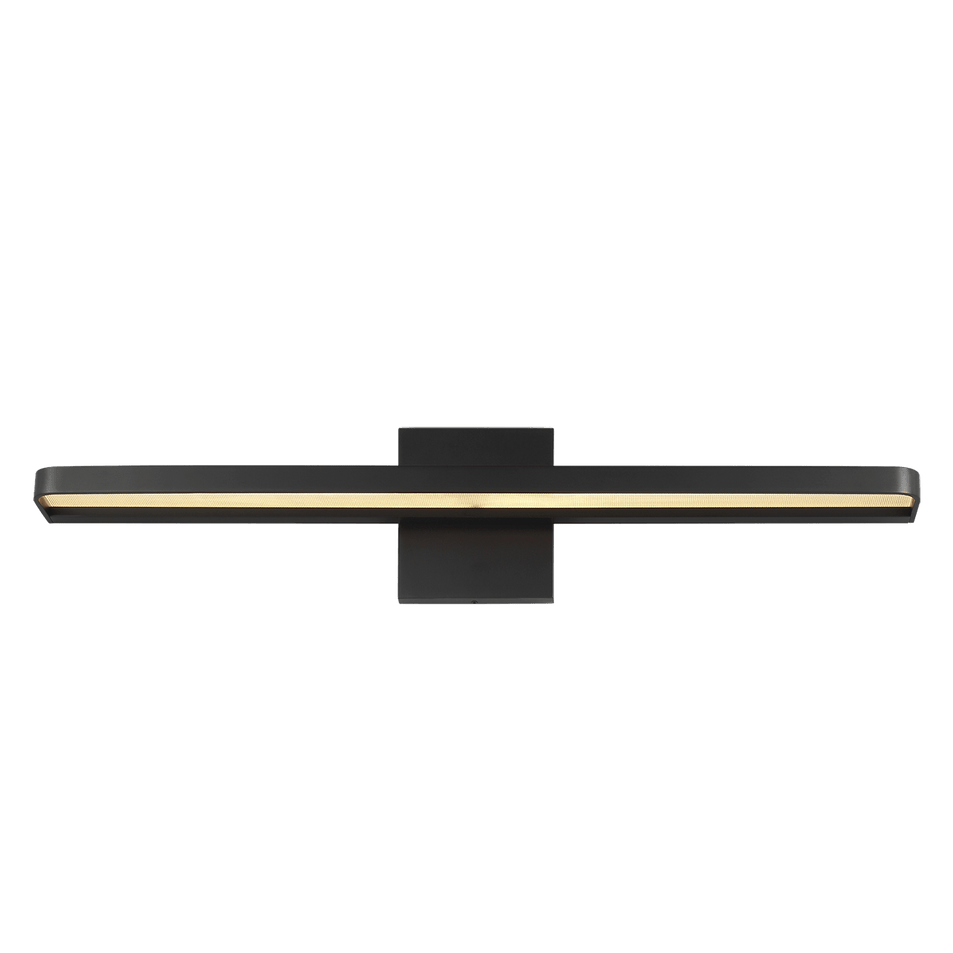 Banda 24" Bath Sconce in Matte Black