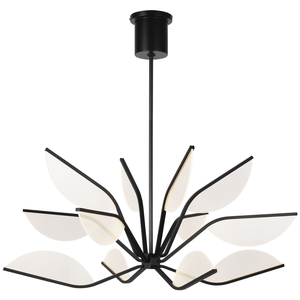 Belterra 38 Chandelier in Matte Black