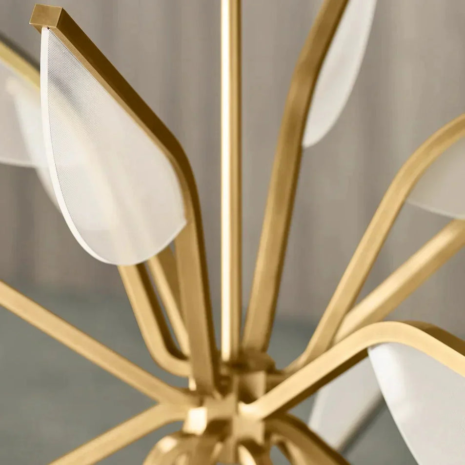 Belterra 38 Chandelier, a premium Chandelier light by Visual Comfort & Co. Close - up image of its design.