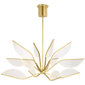 Belterra 38 Chandelier in Natural Brass