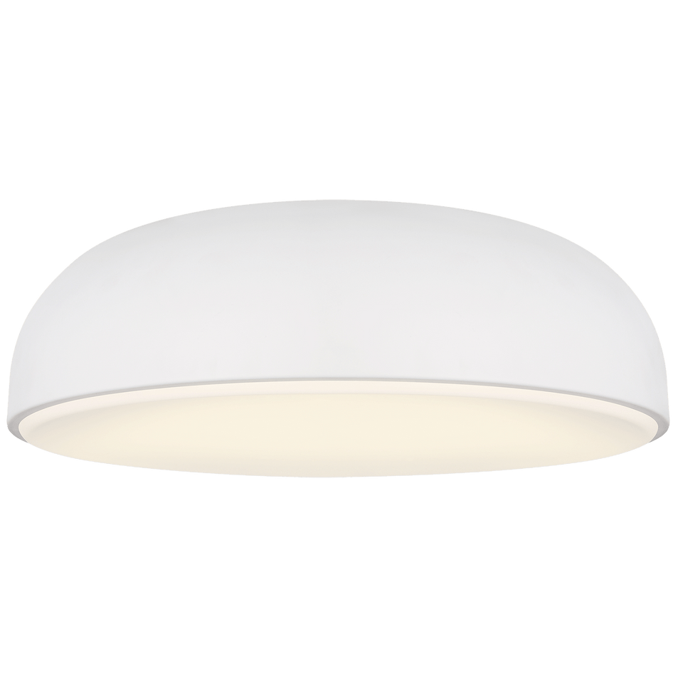 Kosa 13 Flush Mount in Matte White