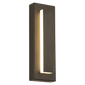 Aspen 15" Outdoor Wall Sconce in Charcoal