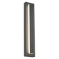 Aspen 26" Outdoor Wall Sconce in Charcoal