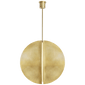 Bau 36" Pendant in Natural Brass