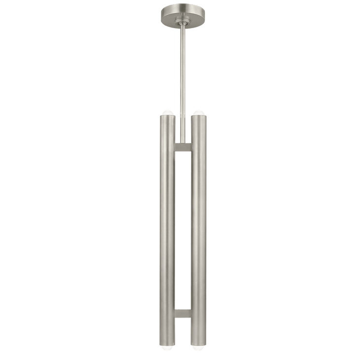 Ebell 2 Light Pendant, a premium Pendant light by Visual Comfort & Co. Close - up image of its design.