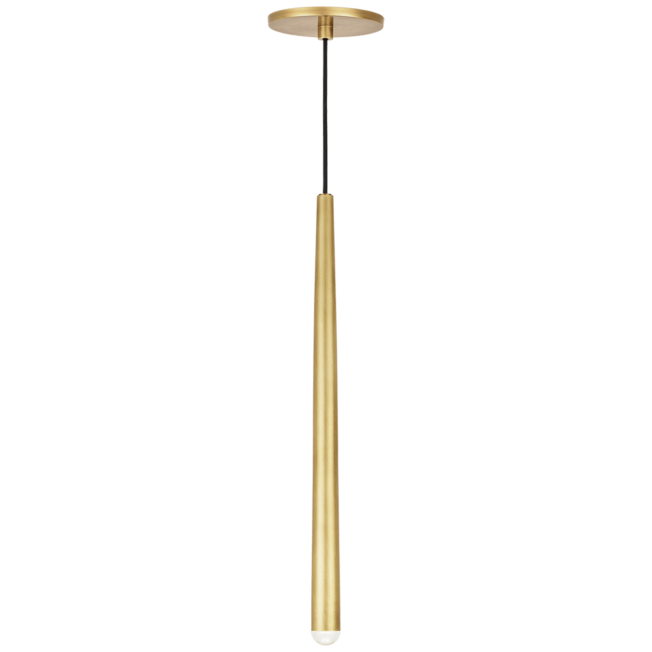 Pylon 1 Light Pendant, a premium Pendant light by Visual Comfort & Co. Close - up image of its design.