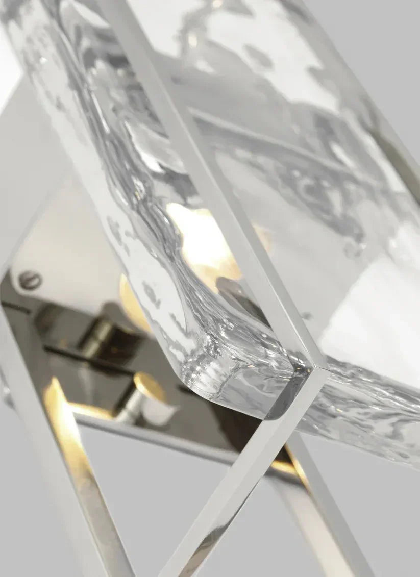 Duelle Medium Wall Sconce, a premium Wall light by Visual Comfort & Co. Close - up image of its design.