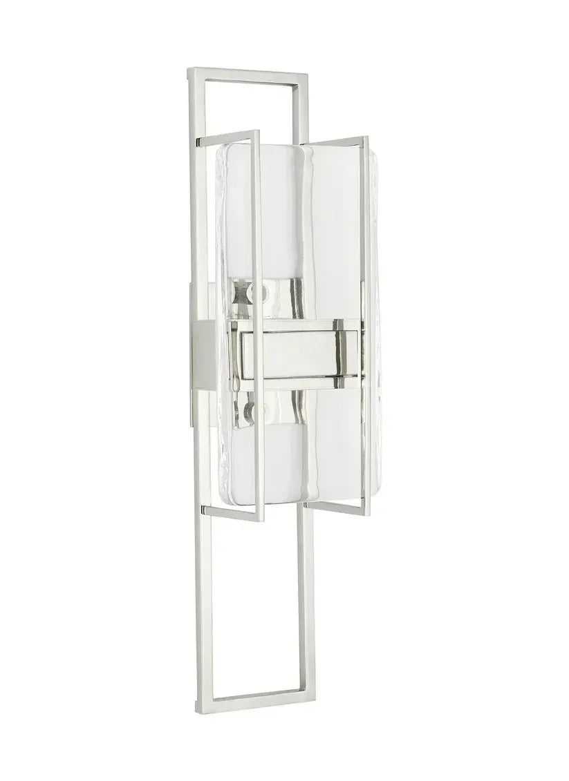 Duelle Medium Wall Sconce, a premium Wall light by Visual Comfort & Co. Close - up image of its design.
