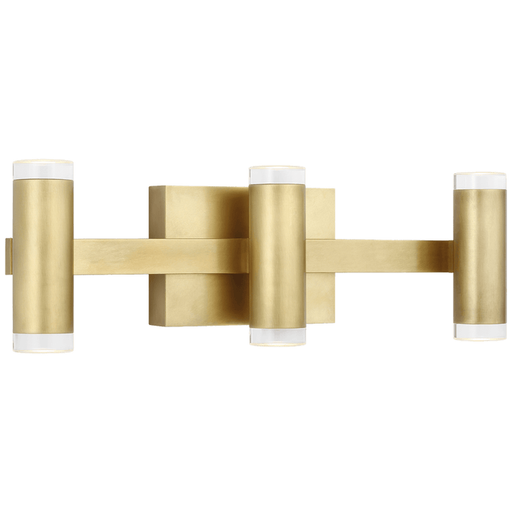 Dobson II 3 - Light Bath, a premium Bath light by Visual Comfort & Co. Close - up image of its design.