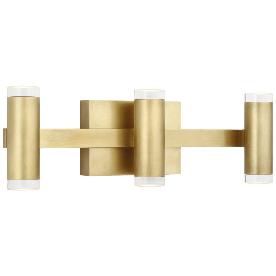Dobson II 3 - Light Bath, a premium Bath light by Visual Comfort & Co. Close - up image of its design.