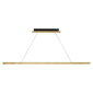 Dessau 48 Linear Suspension natural brass 2700K/3000K Selectable 90 CRI led 90 cri selectable 2700k-3000k 120v 