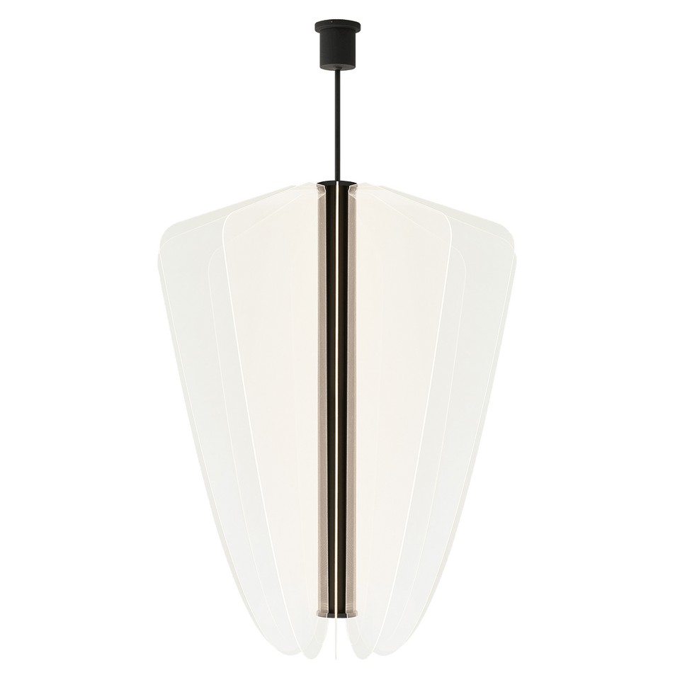 Nyra 42 Chandelier, a premium Chandelier light by Visual Comfort & Co. Close - up image of its design.