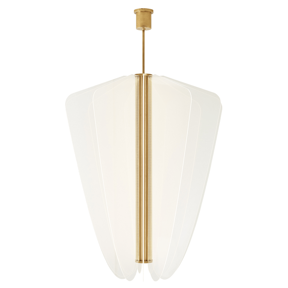 Nyra 42 Chandelier, a premium Chandelier light by Visual Comfort & Co. Close - up image of its design.