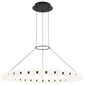 Orbet 36 Chandelier, a premium light by Visual Comfort & Co. Close - up image of its design.