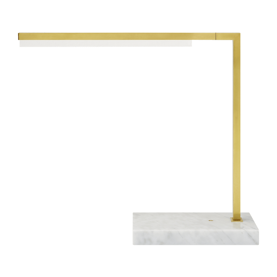 Klee 18" Table Lamp, a premium Functional light by Visual Comfort & Co. Close - up image of its design.