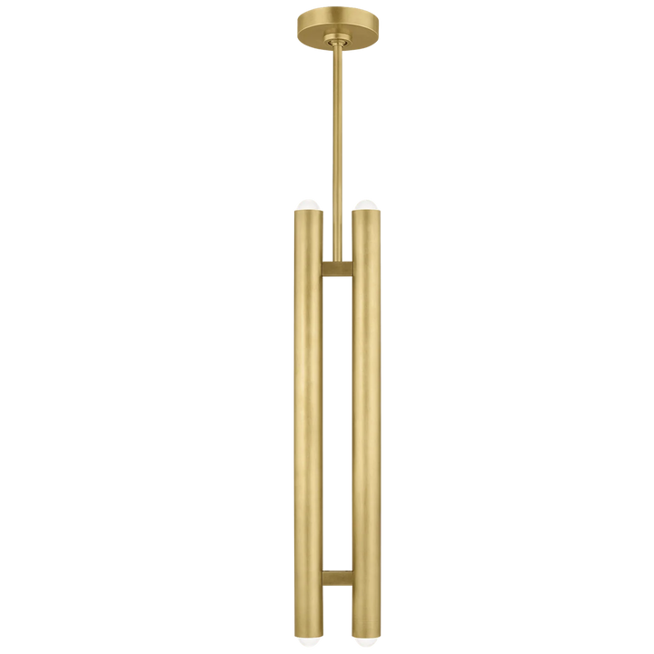 Ebell 2 Light Pendant, a premium Pendant light by Visual Comfort & Co. Close - up image of its design.