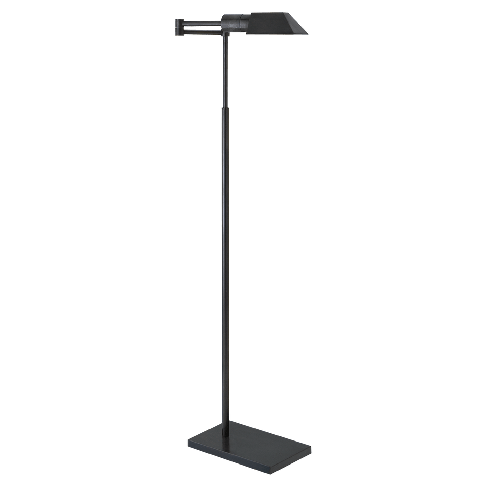 Studio Swing Arm Floor Lamp in Bronze