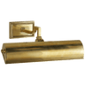 Dean 12" Picture Light in Natural Brass