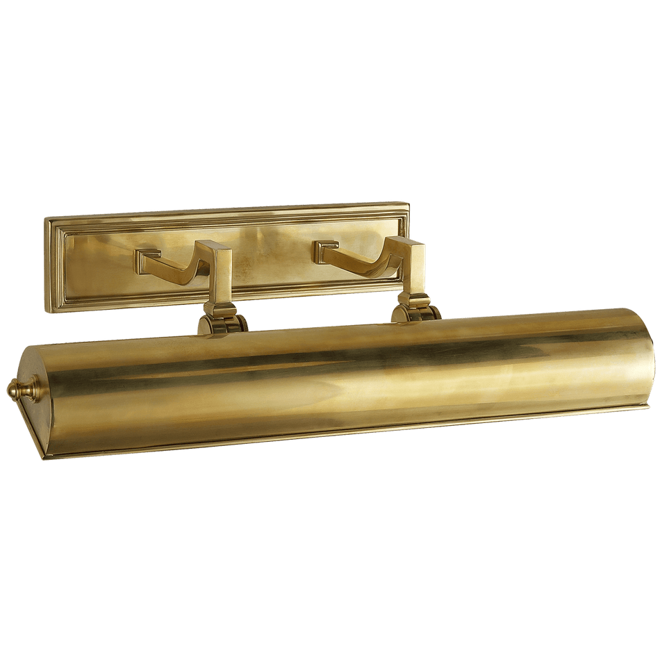 Dean 18" Picture Light in Natural Brass