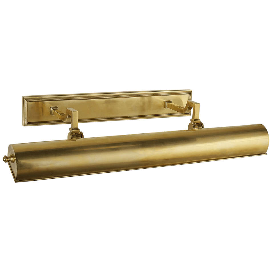 Dean 24" Picture Light in Natural Brass