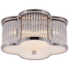 Polished Nickel with Clear Glass / Матове скло