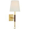 Hand-Rubbed Antique Brass and Saddle Leather / Льон