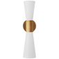 Clarkson Medium Narrow Sconce, a premium Decorative light by VCGallery Italy. Close - up image of its design.