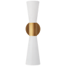 Clarkson Medium Narrow Sconce, a premium Decorative light by VCGallery Italy. Close - up image of its design.