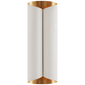 Selfoss Large Sconce in Plaster White and Gild