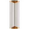 Selfoss Large Sconce in Plaster White and Gild