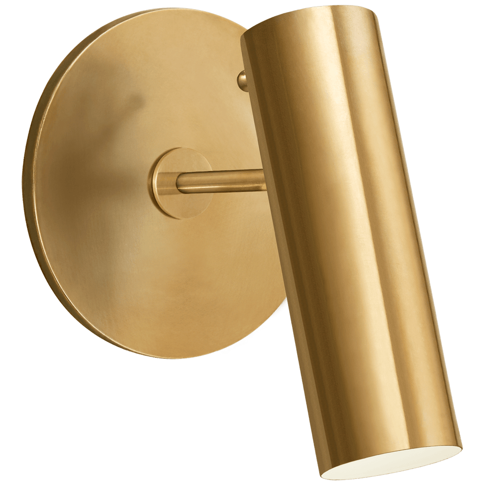 Lancelot Pivoting Light in Hand-Rubbed Antique Brass
