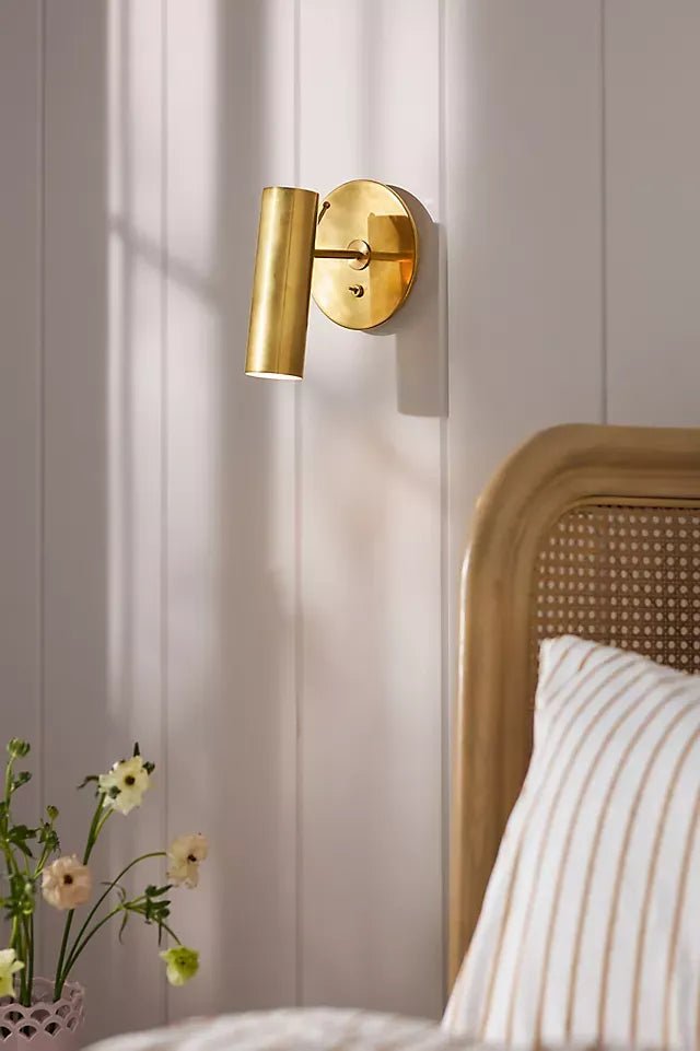Lancelot Pivoting Light, a premium Functional light by Visual Comfort & Co. Close - up image of its design.