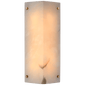 Clayton Wall Sconce in Alabster and Hand-Rubbed Antique Brass