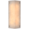 Alabaster and Polished Nickel