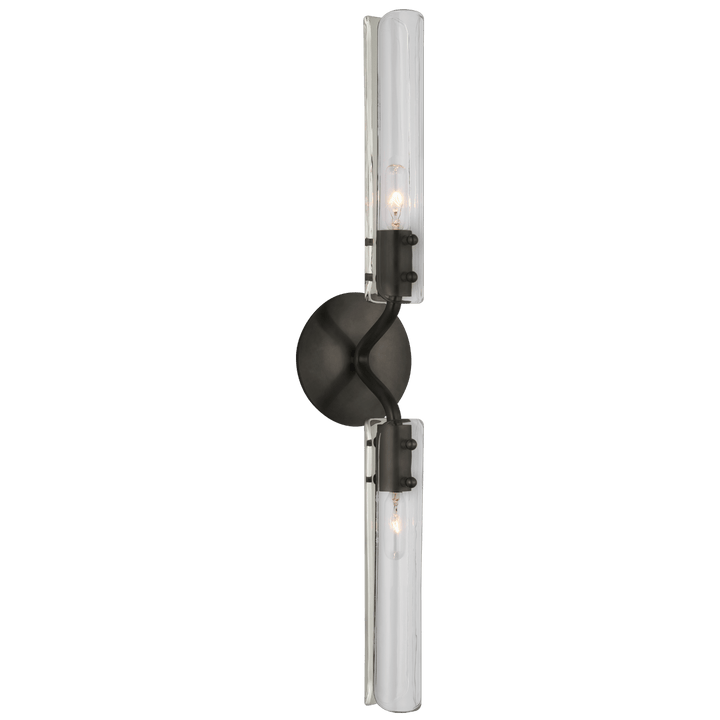 Casoria 23" Linear Sconce in Bronze with Clear Glass