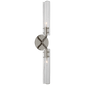 Casoria 23" Linear Sconce in Polished Nickel with Clear Glass